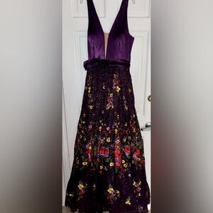 Maxi custom made fancy gown Turkish Designer worn once. Good condition size 12